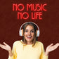 No Music No Life Neon Sign