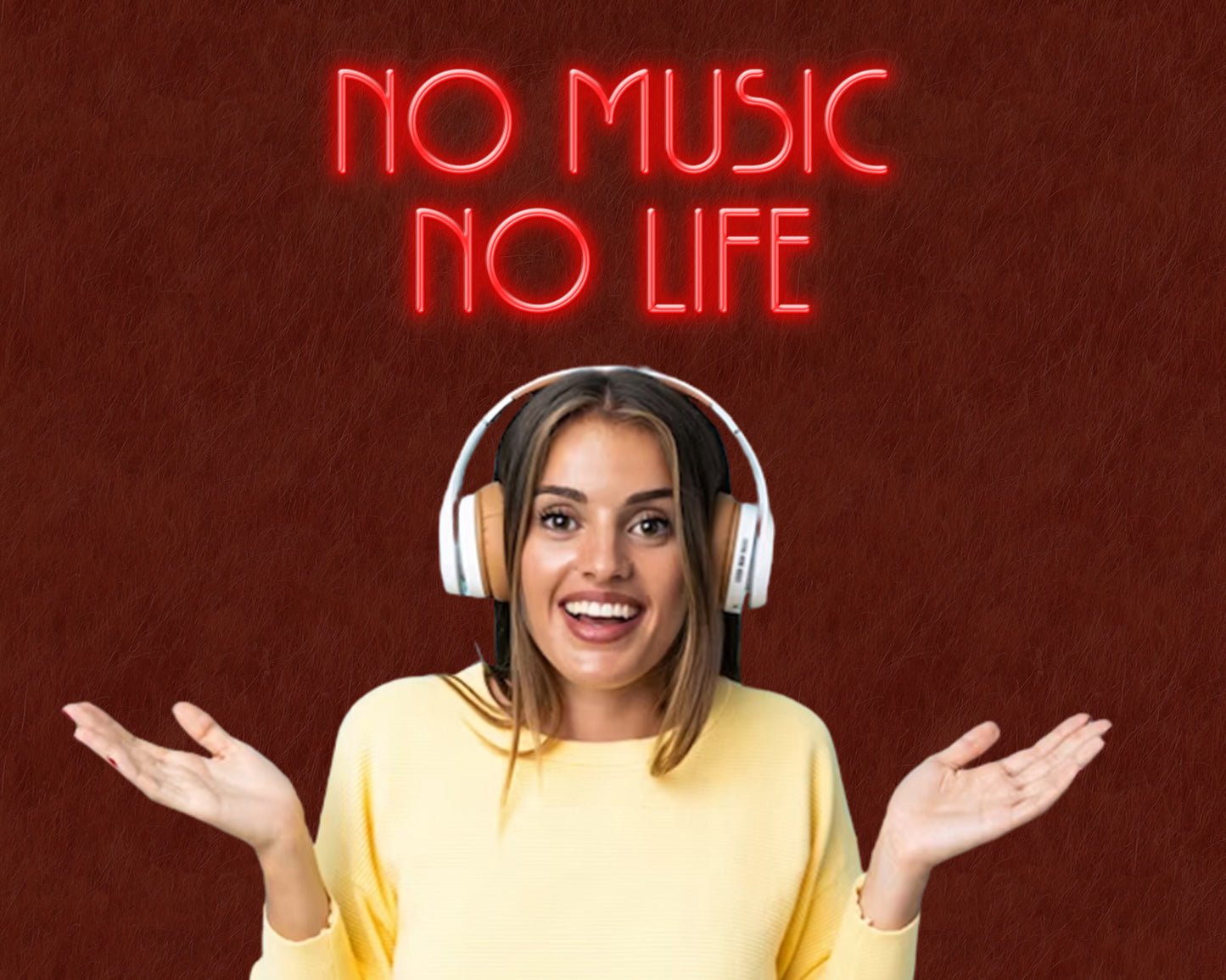 No Music No Life Neon Sign