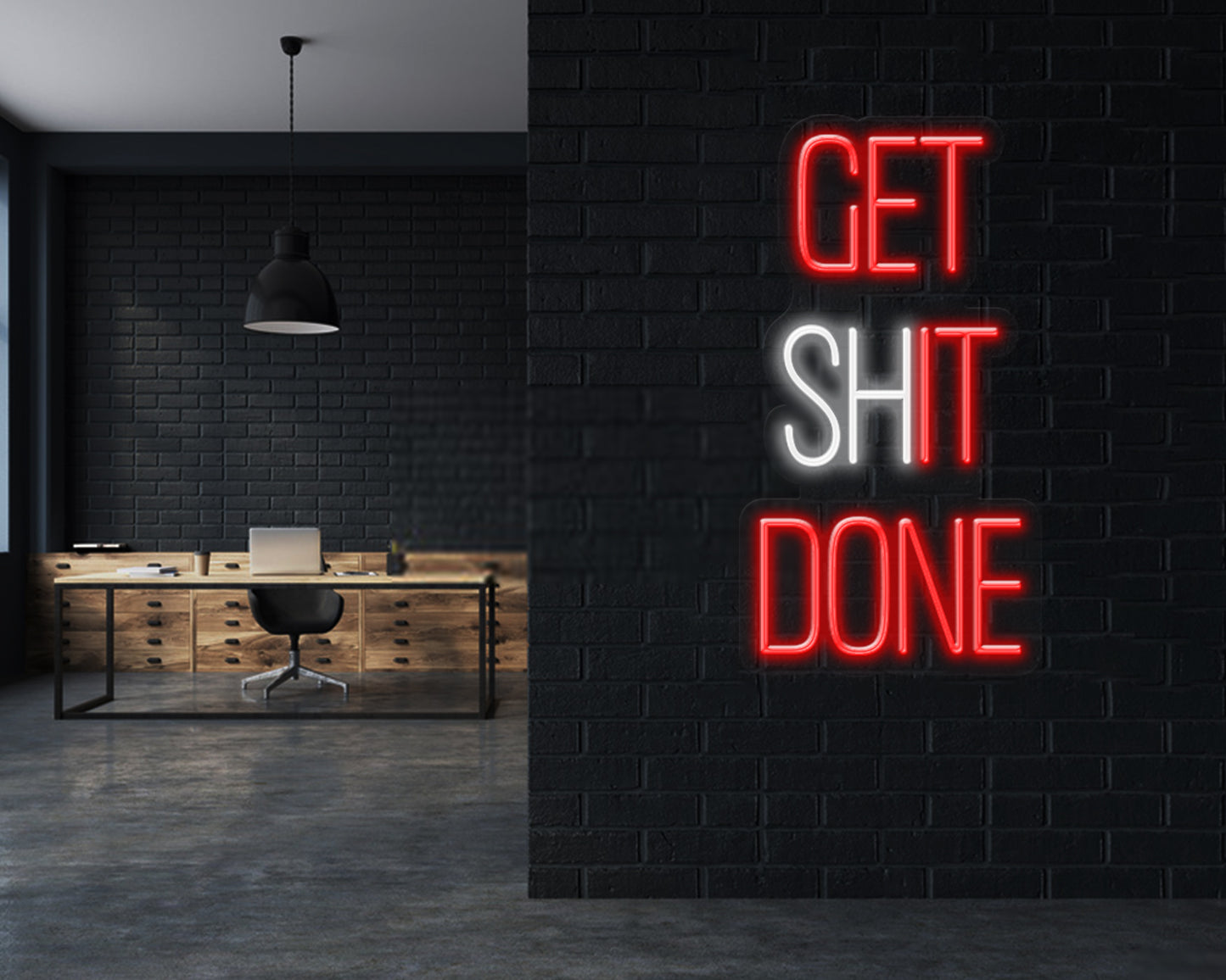 GET SHIT DONE NEON SIGN