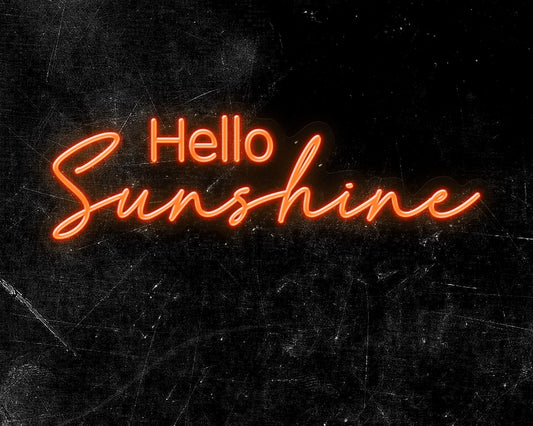 Hello Sunshine Neon Sign