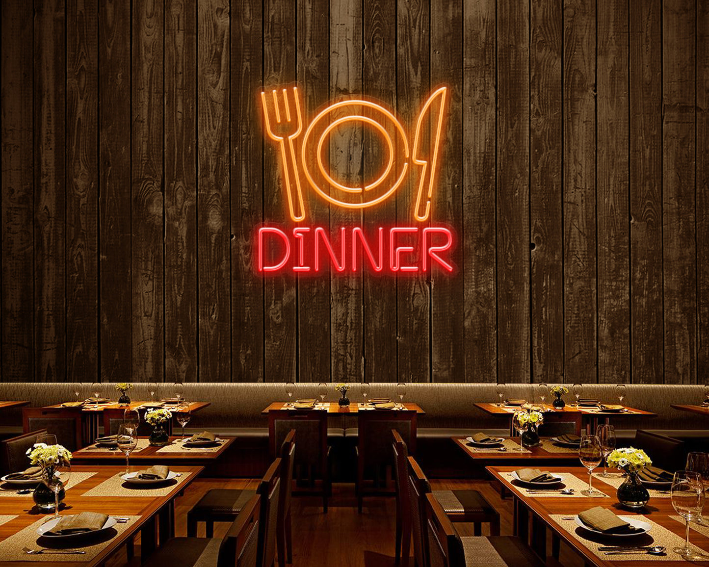 Dinner Neon Sign