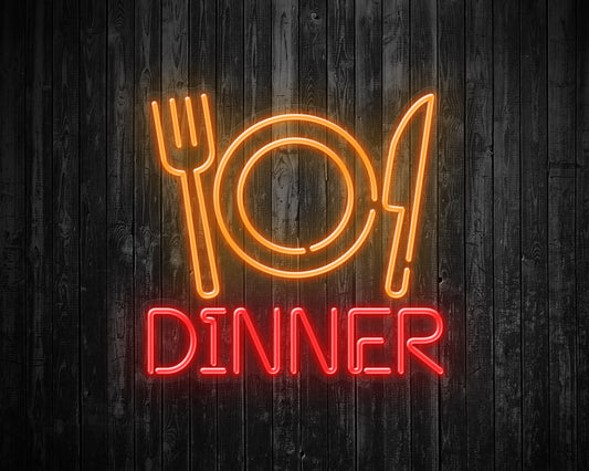 Dinner Neon Sign