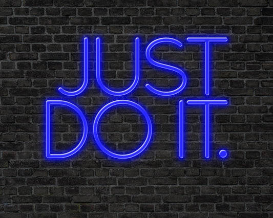 JUST DO IT NEON SIGN