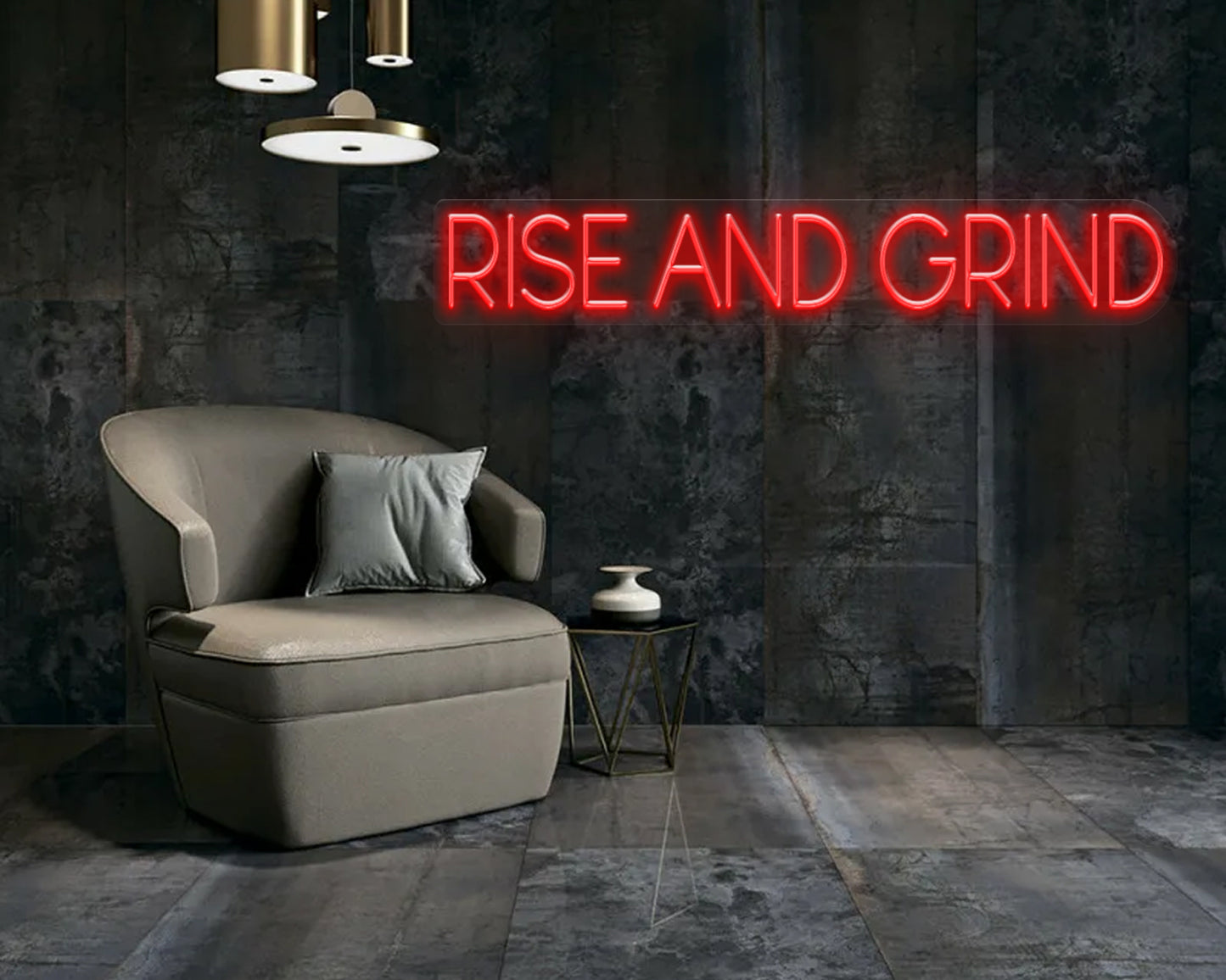 RISE AND GRIND Neon Sign