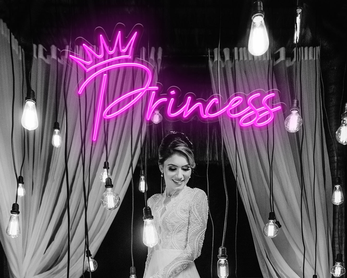 Princess Script Neon Sign