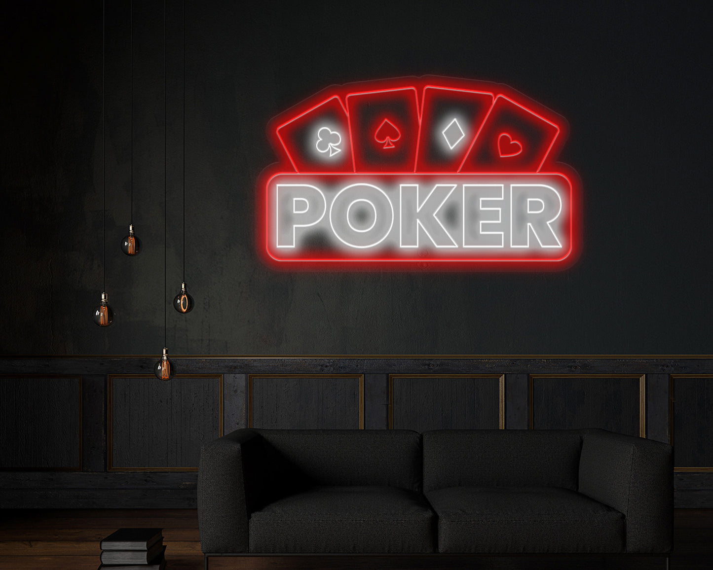 Poker Neon Sign