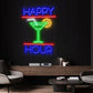 Happy Hour Neon Sign