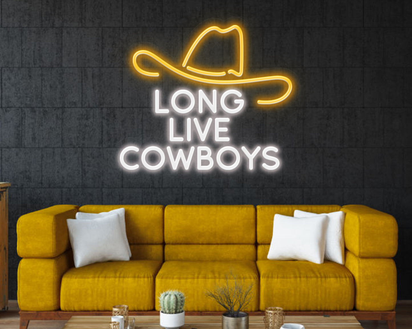 LONG LIVE COWBOYS NEON SIGN