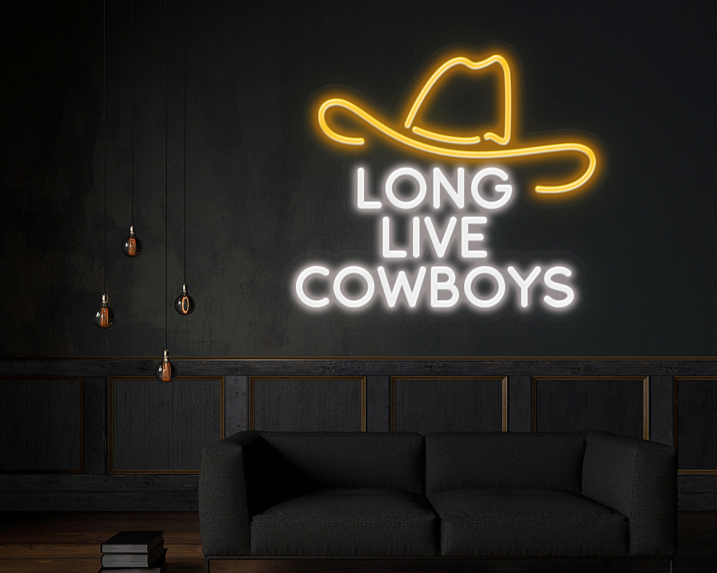 LONG LIVE COWBOYS NEON SIGN