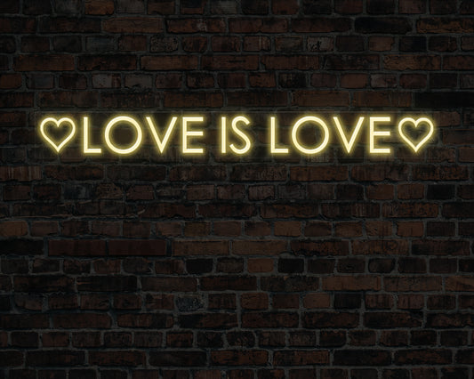 Love is Love Neon Sign