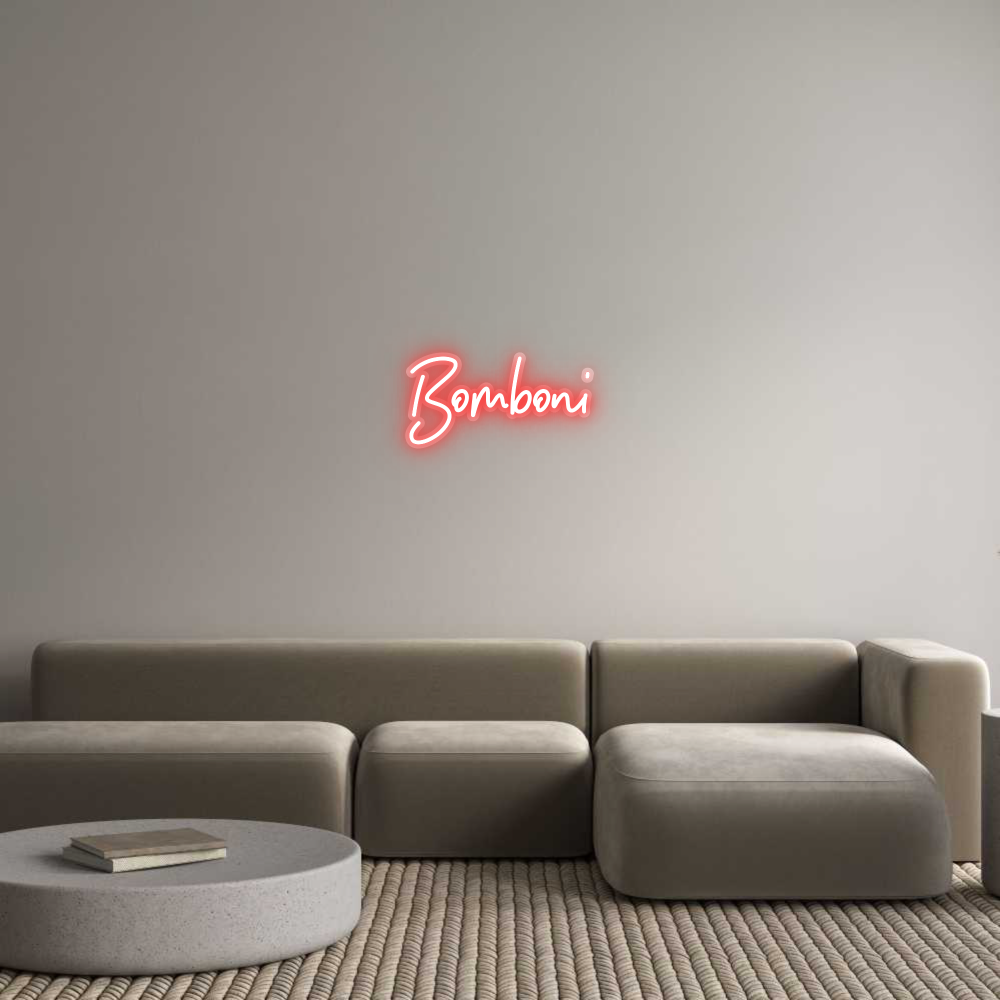 Custom Name Neon Sign Bomboni