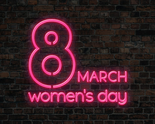 Women's Day Neon Sign