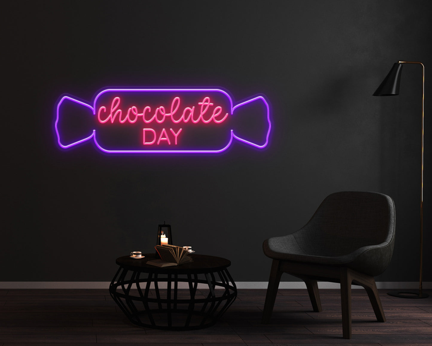 Chocolate Day Neon Sign