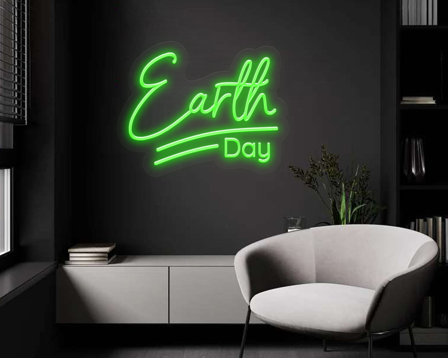 Earth Day Neon Sign