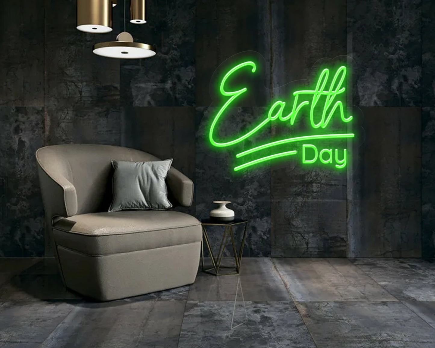 Earth Day Neon Sign