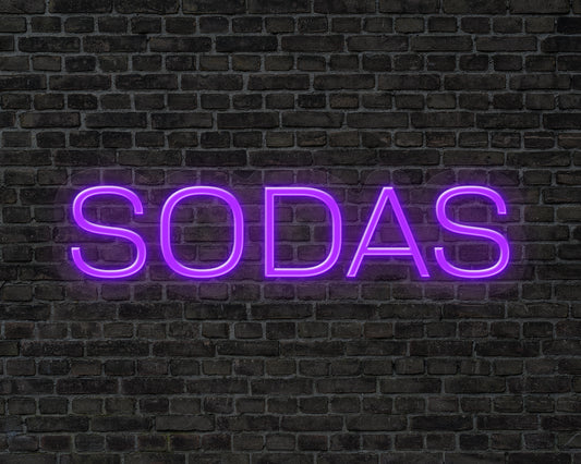 Sodas Neon Sign