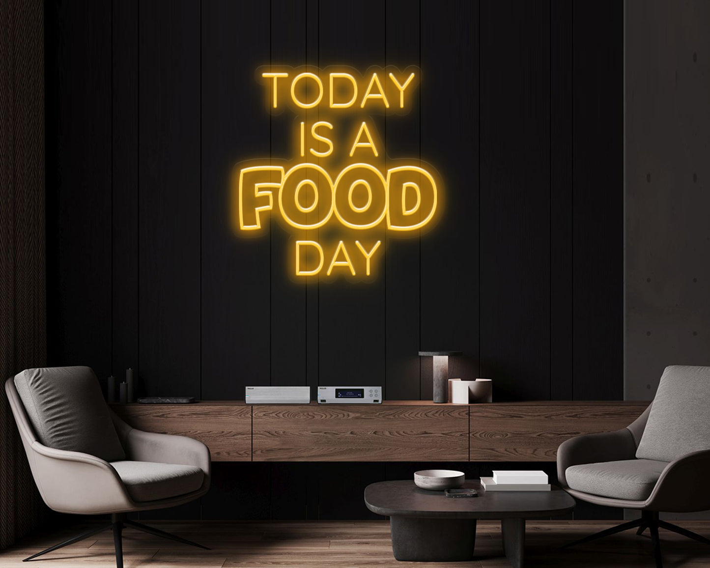 Food Day Neon Sign