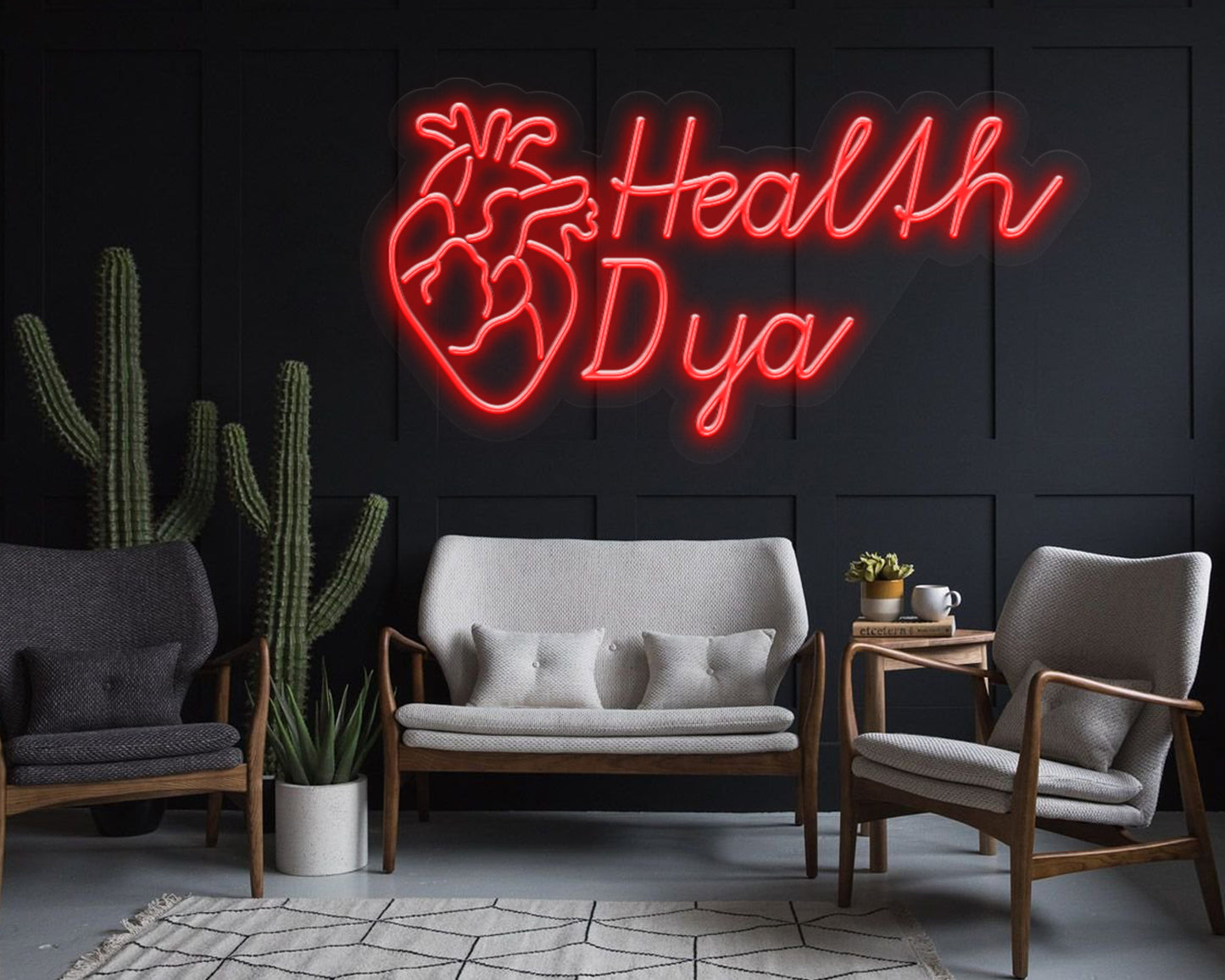 Health Day Neon Sign