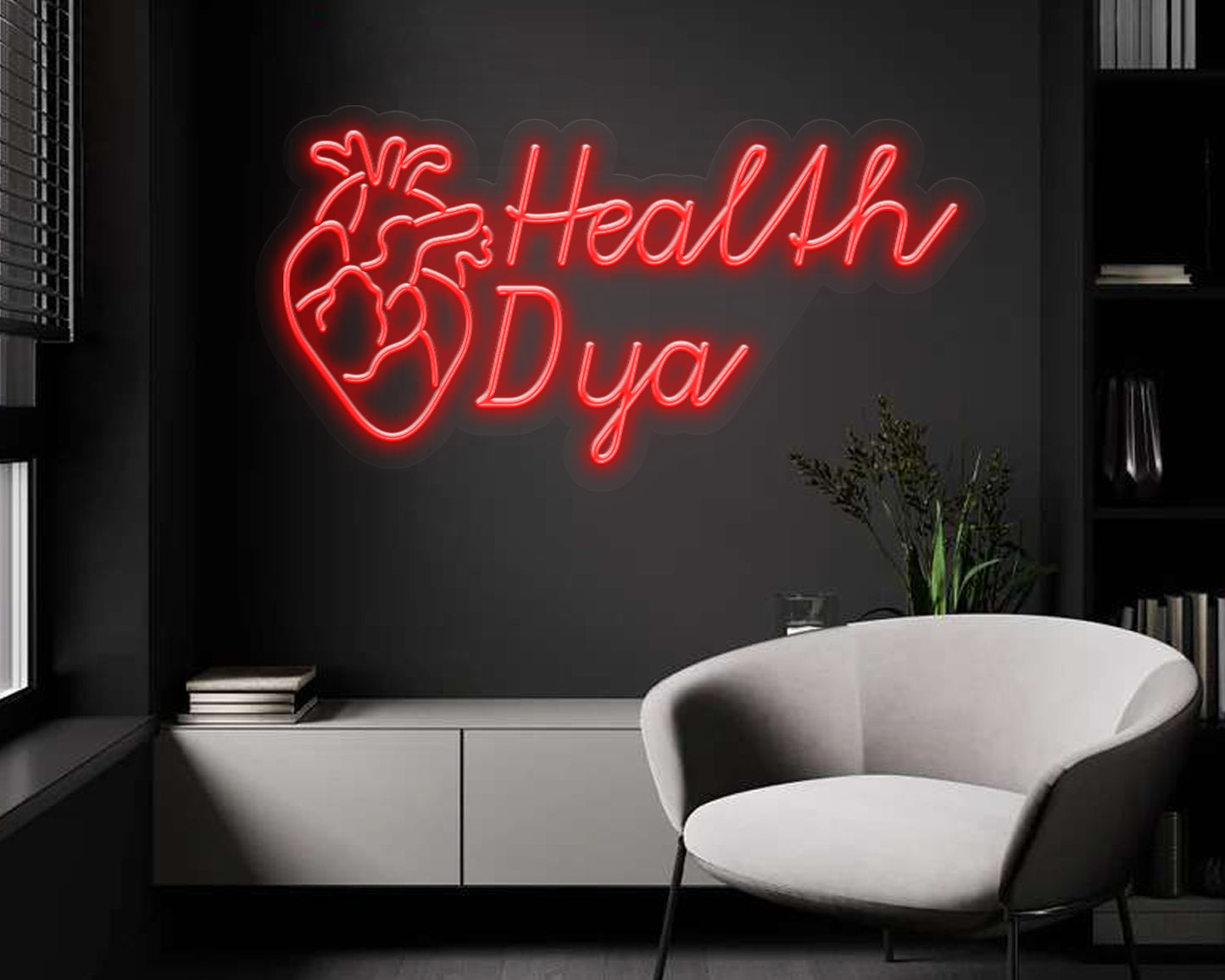 Health Day Neon Sign