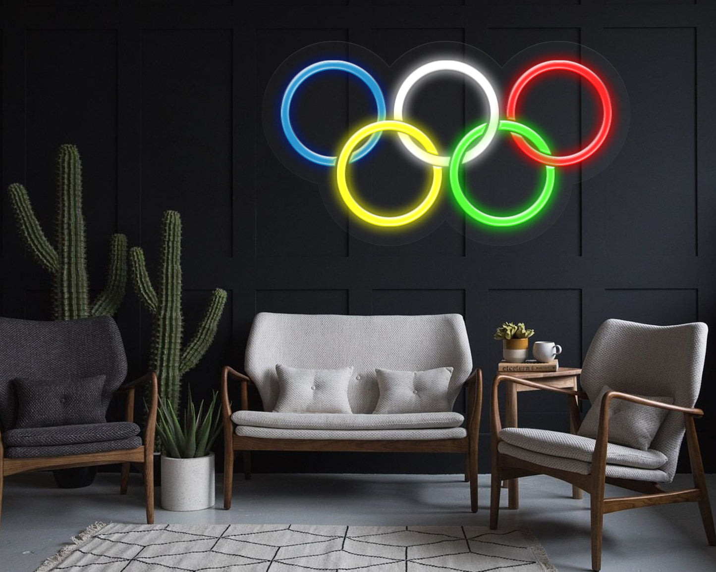 Olympics Rings Neon Sign