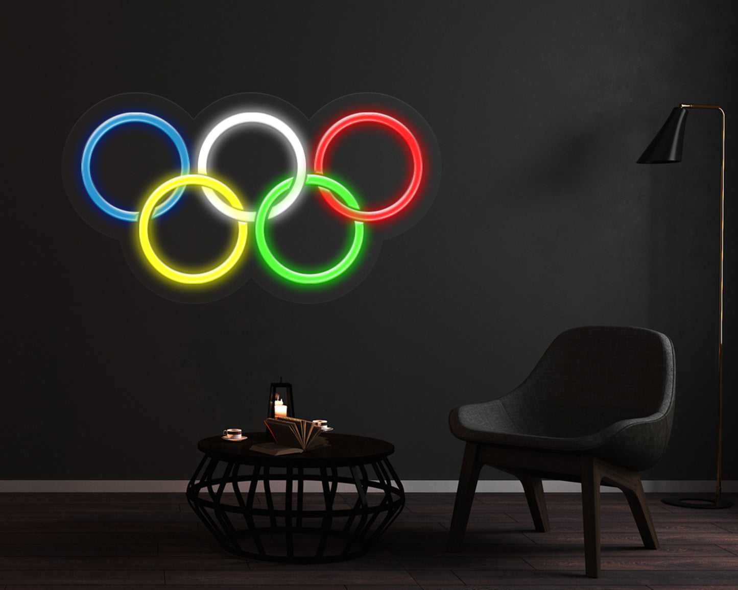 Olympics Rings Neon Sign