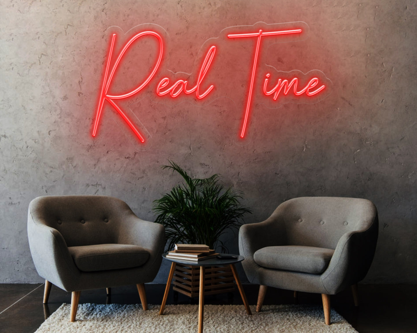 Real Time Neon Sign