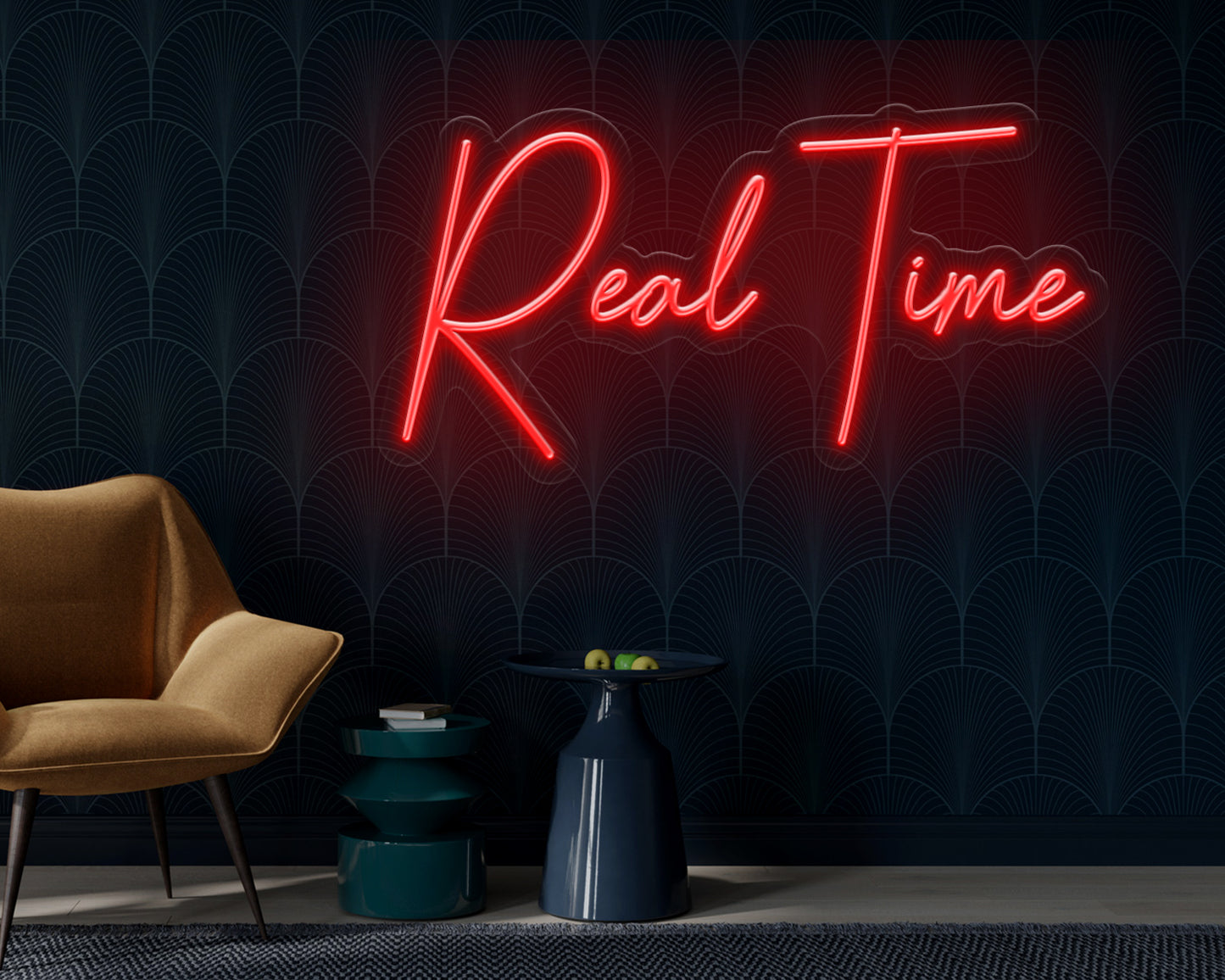 Real Time Neon Sign