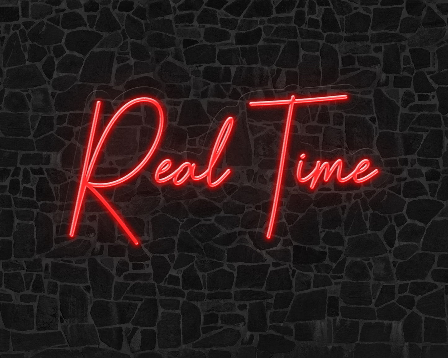 Real Time Neon Sign