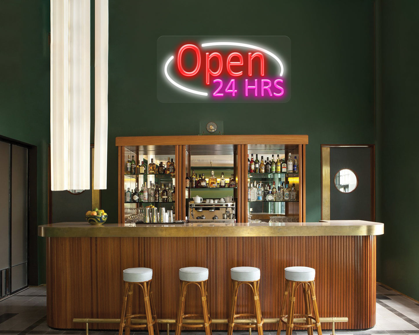 Open 24 HRS Neon Sign