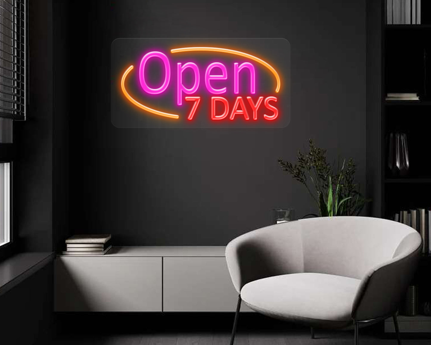 Open 7 Days Neon Sign