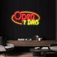 Open 7 Days Neon Sign