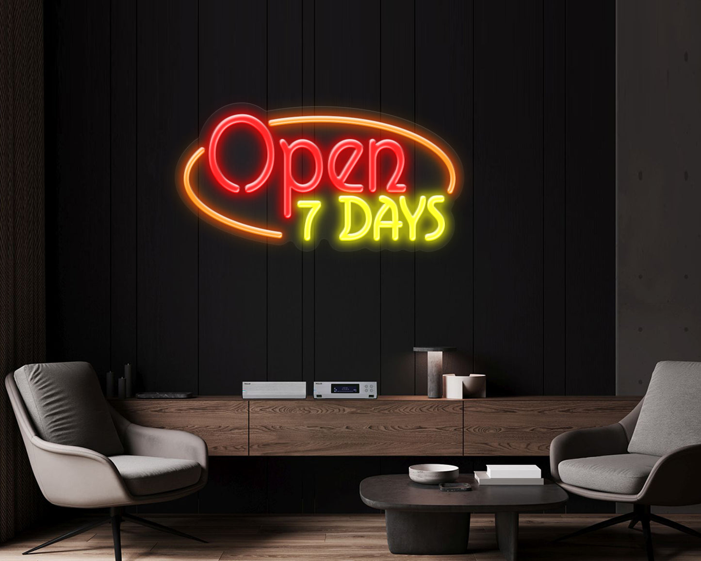 Open 7 Days Neon Sign