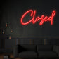 Closed Neon Sign