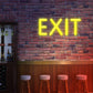 Exit Neon Sign