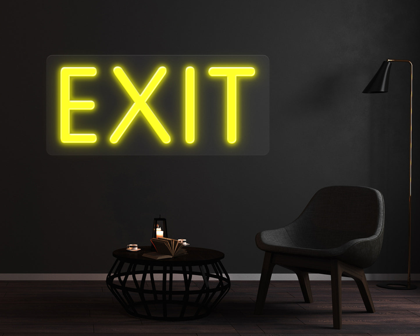 Exit Neon Sign