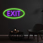 Exit Neon Sign