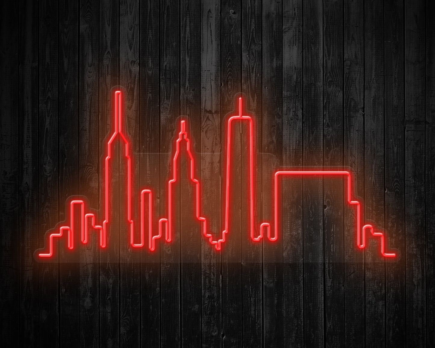 City Skyline Neon Sign