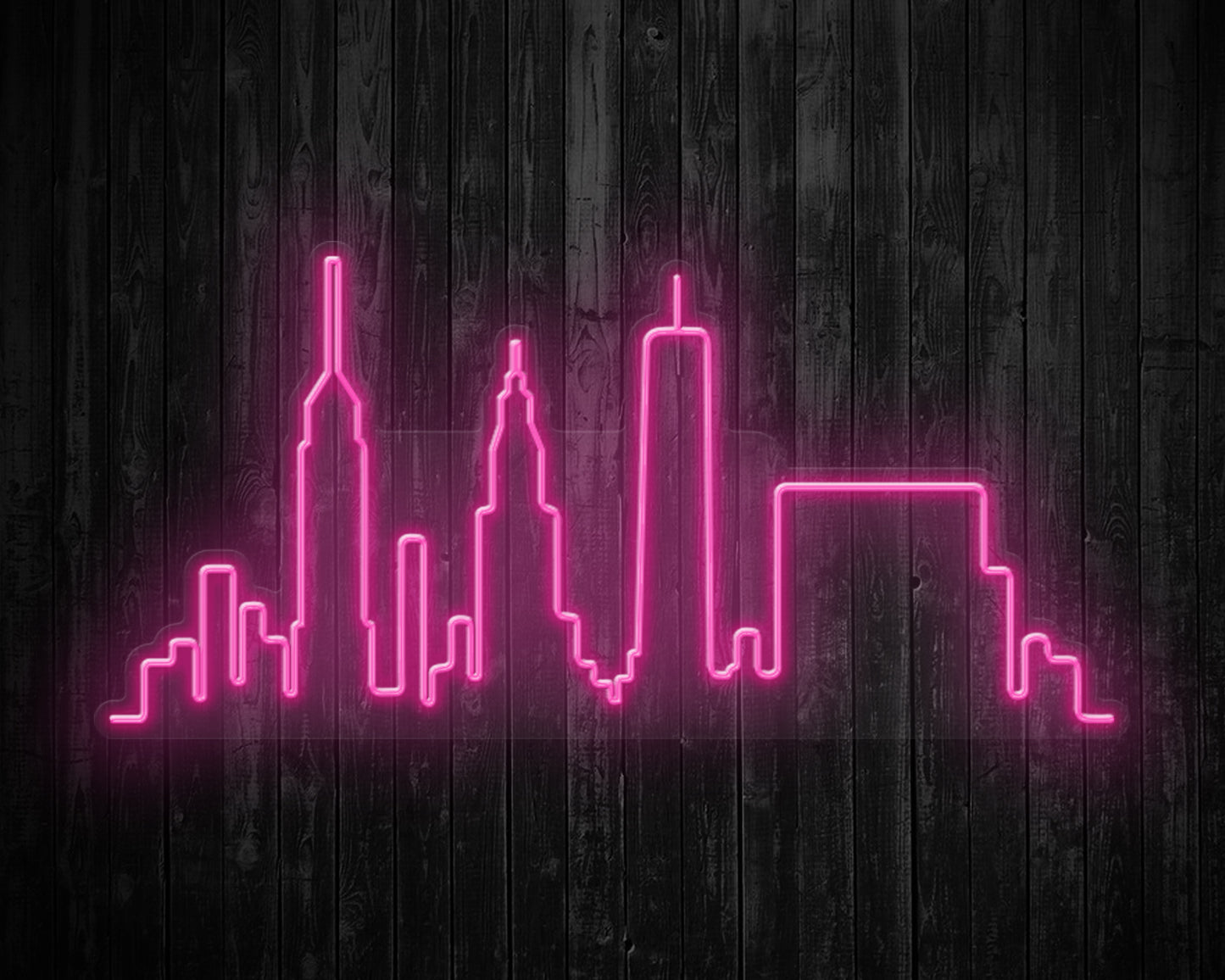 City Skyline Neon Sign