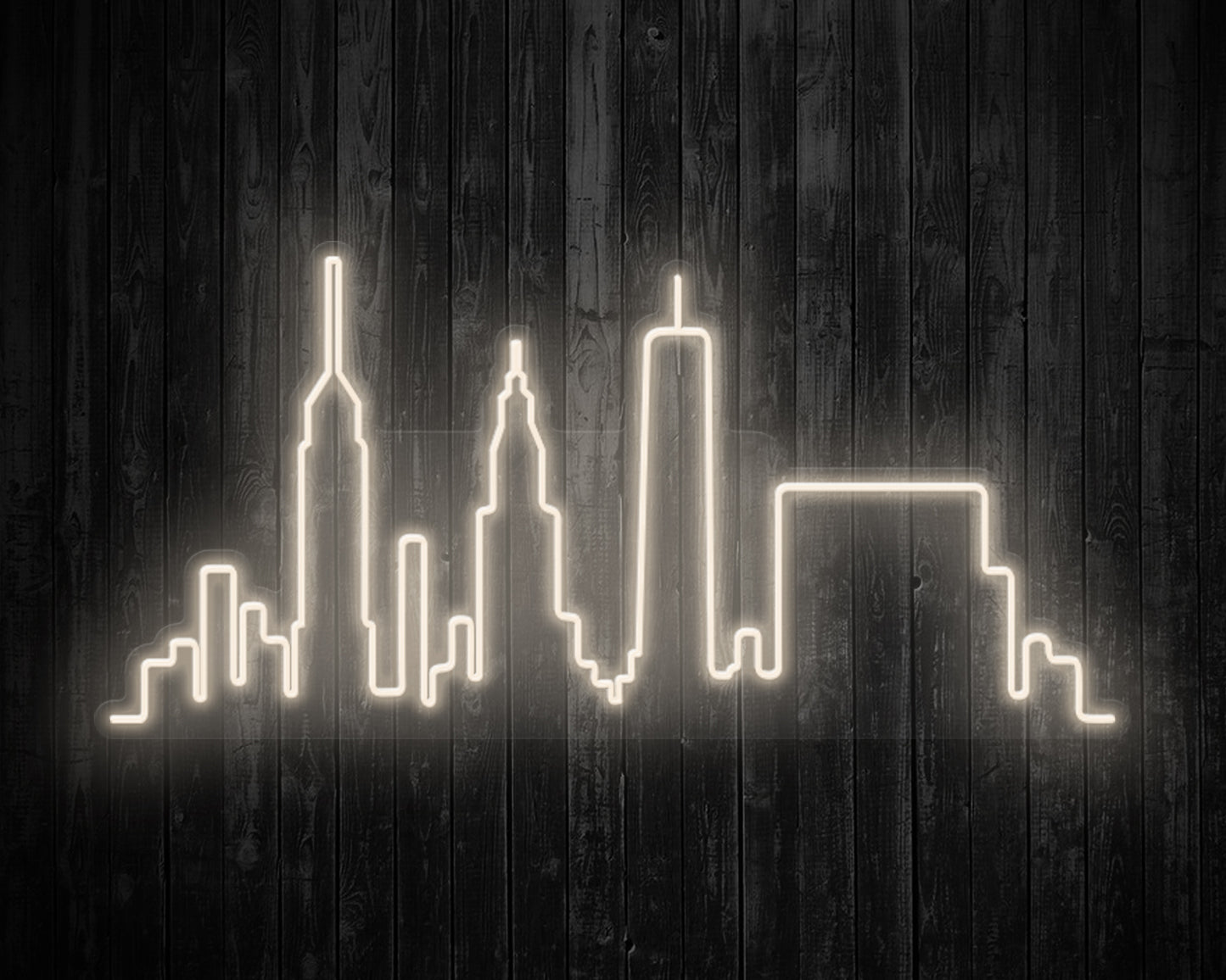 City Skyline Neon Sign