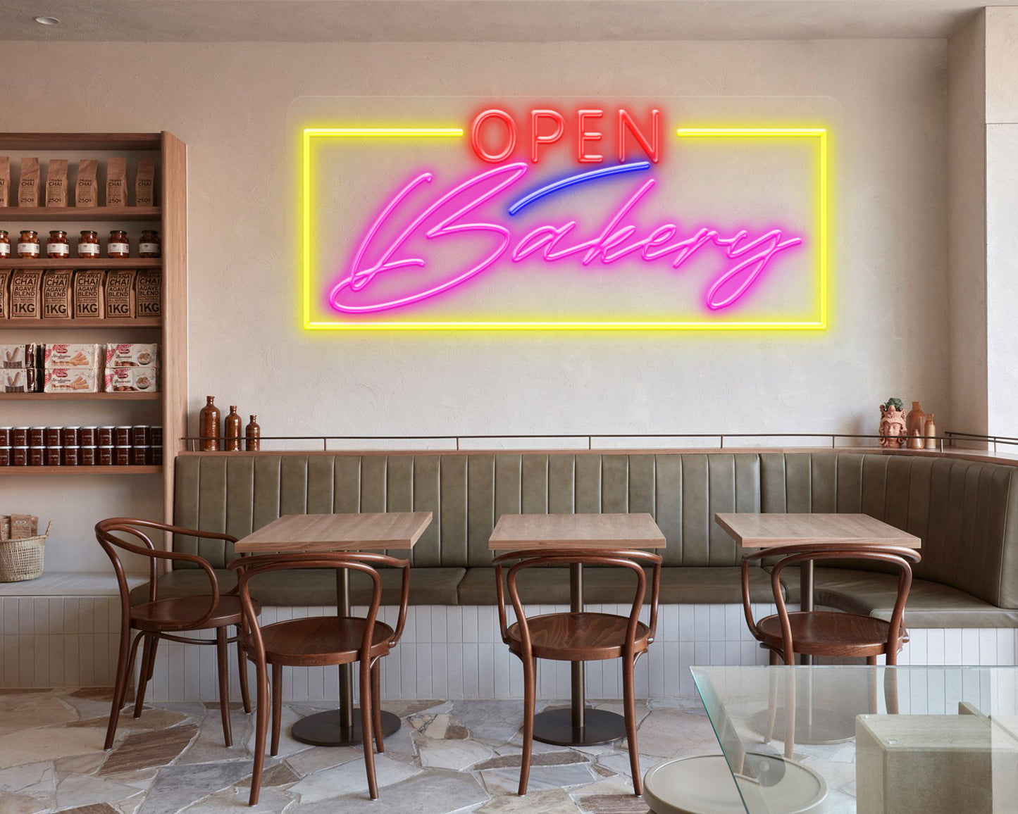 Bakery Open Neon Sign