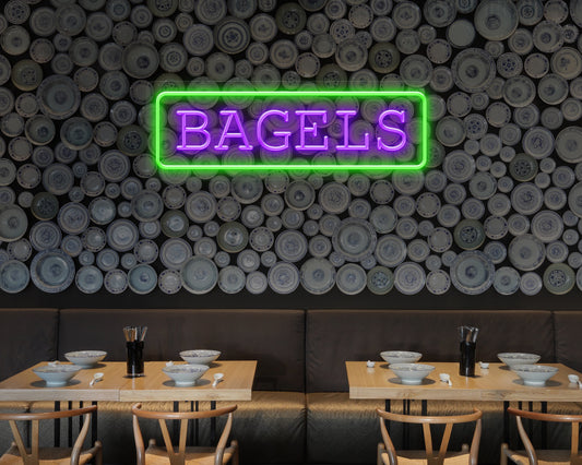 Bagels Neon Sign