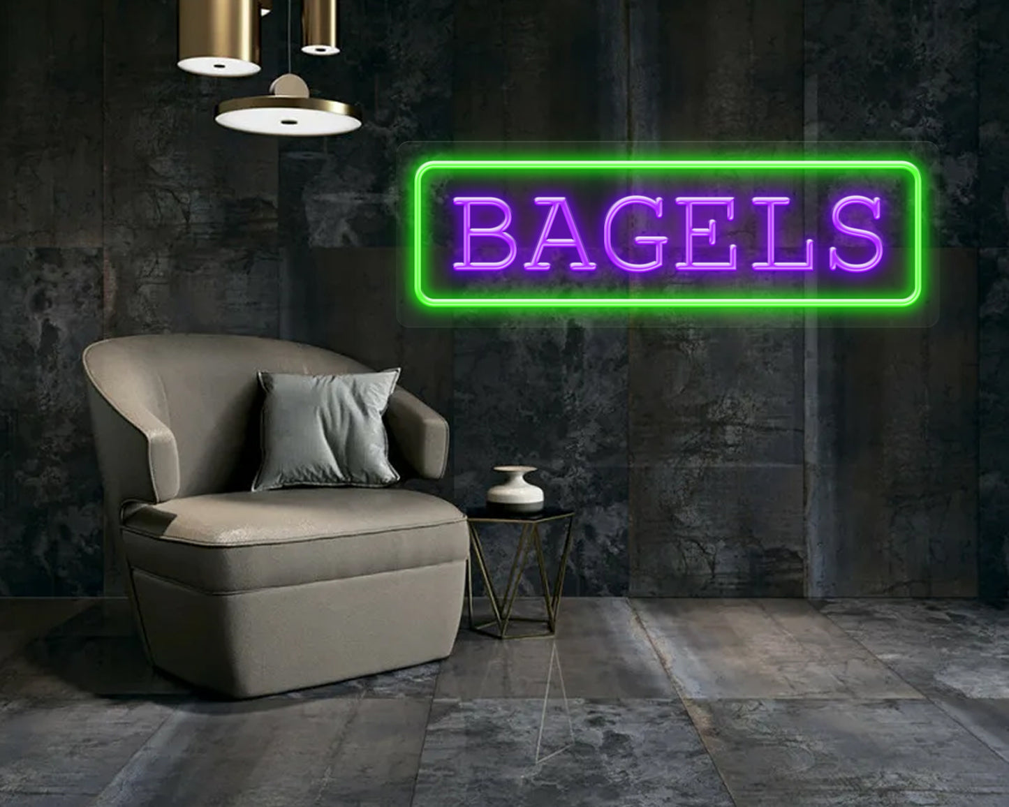 Bagels Neon Sign