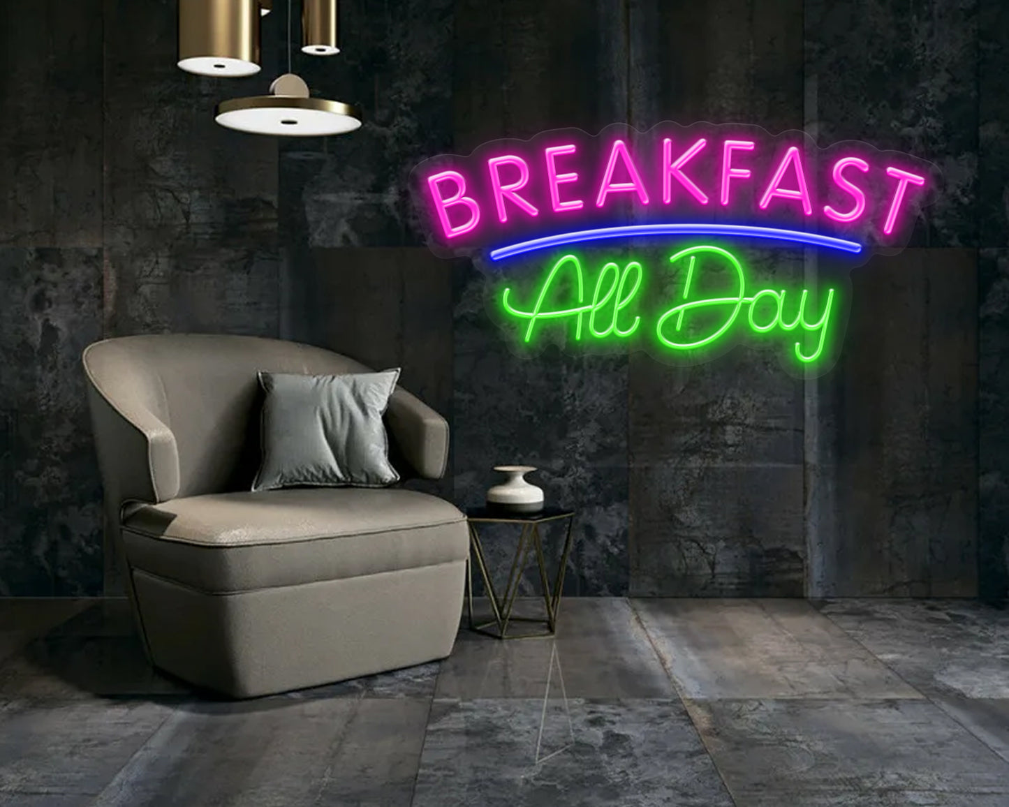 Breakfast All Day Neon Sign