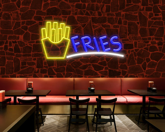 Fries Neon Sign