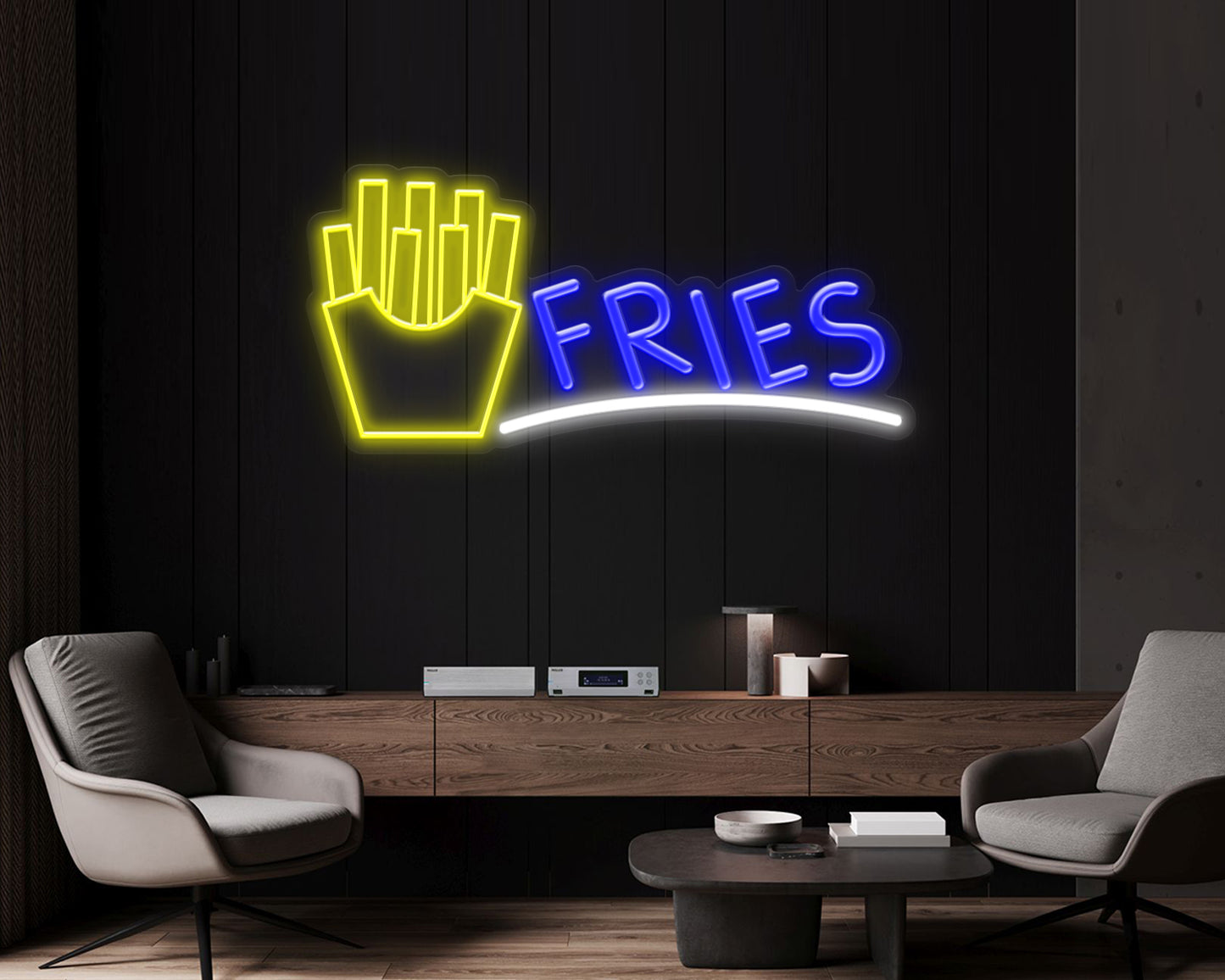 Fries Neon Sign