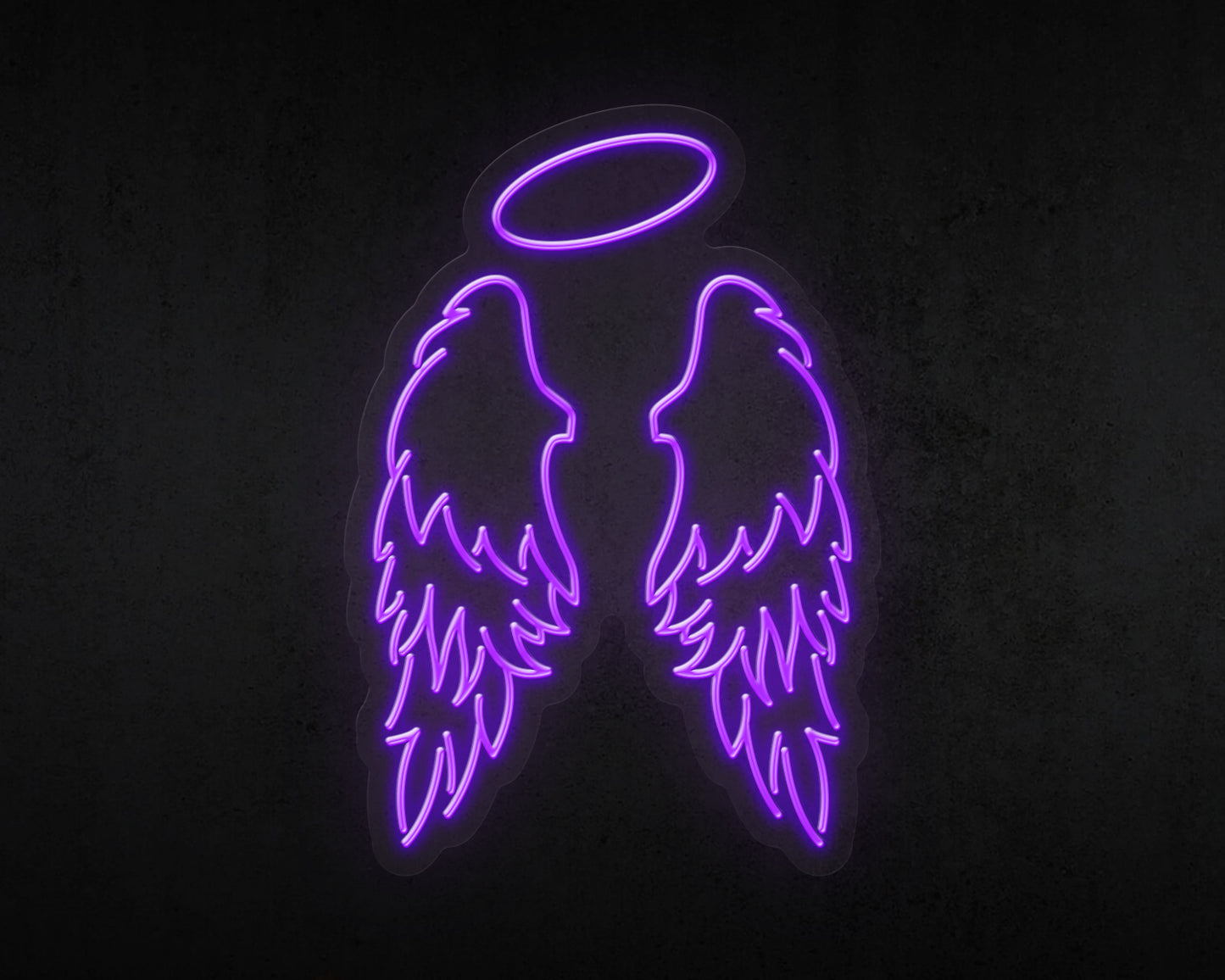 Angel Wings Neon Sign Board