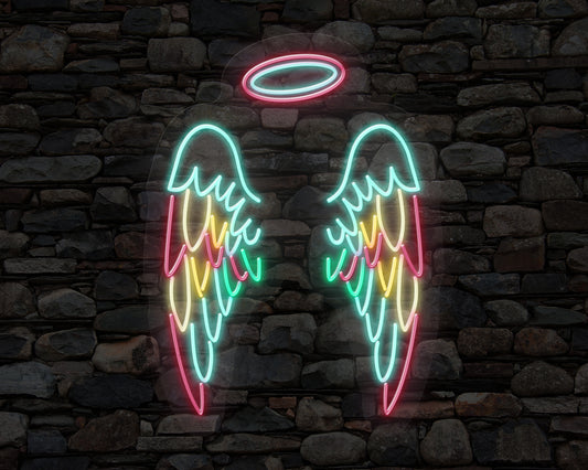 Colourful Angel Wings