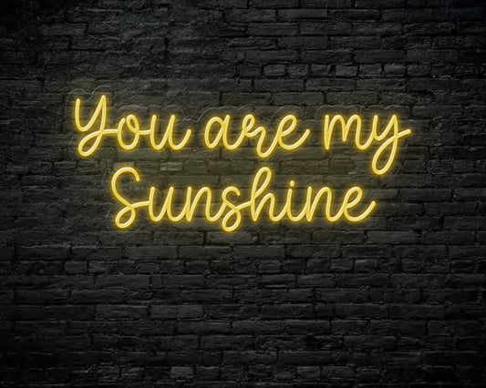 You  are my sunshine Neon Sign