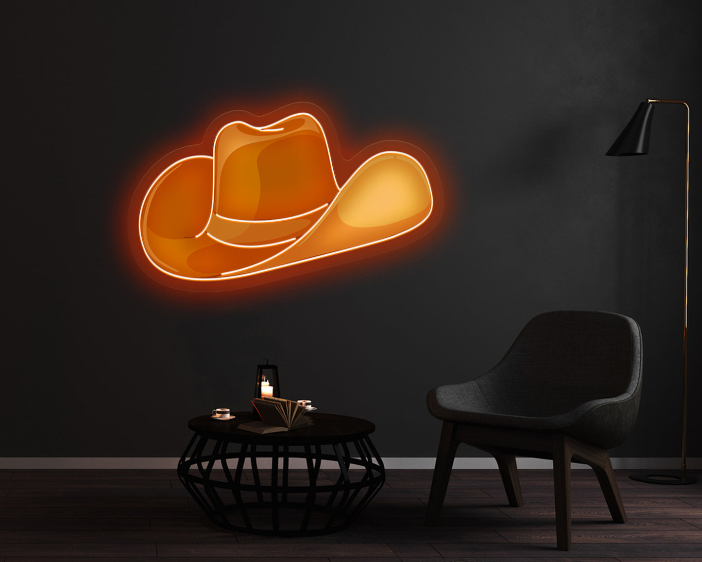 Cowboy Hat Neon Sign