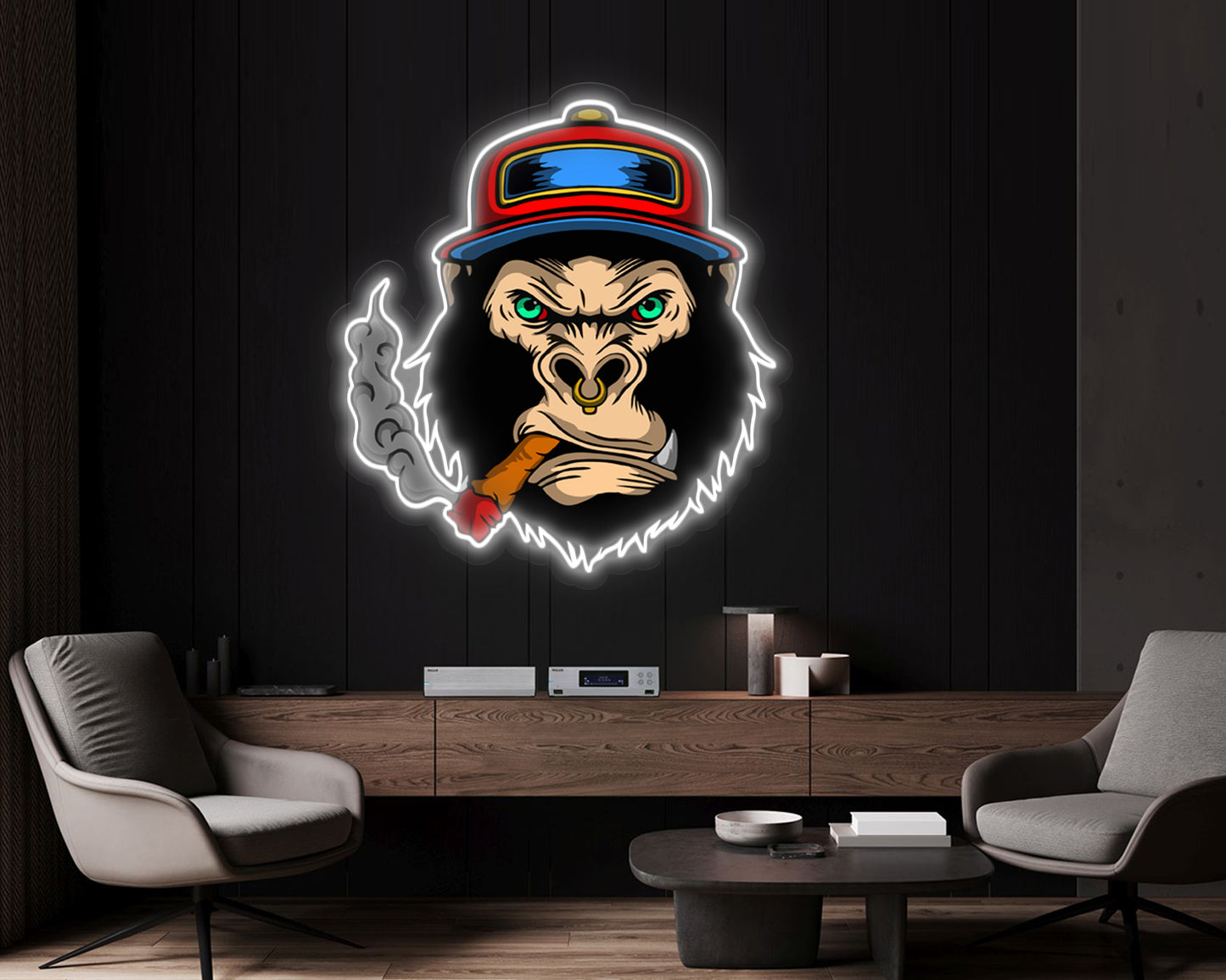 Naughty Monkey Neon Sign